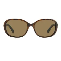 Kate Spade KS Izabella/G/S FZL_SP Womens Oval Polarized Sunglasses Havana Teal 55mm