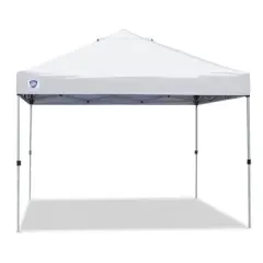 Z-Shade 10' x 10' Peak Canopy Straight Leg Instant Shelter with Screen & Weights