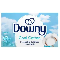 Downy Cool Cotton Fabric Softener Dryer Sheets - 240ct