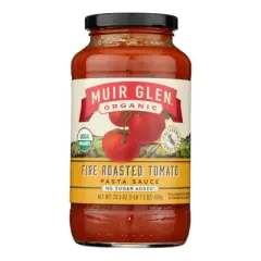 Muir Glen Organic Fire Roasted Tomato Pasta Sauce - Case of 12/23.5 oz