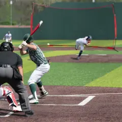 VEVOR Barricade Backstop Net, 16x10 ft Ball Sports Barrier Netting, Portable Practice Equipment with Carry Bag, Protection Screen