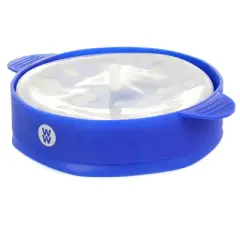 WW Healthy Kitchen 2 Piece Silicone Microwave Popcorn Popper in Blue