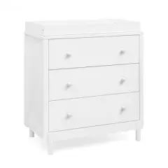 Delta Children William 3 Drawer Dresser with Changing Top