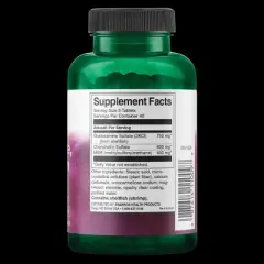 Swanson Highest Strength 3-in-1 Formula Glucosamine, Chondroitin and Msm Tablets, 1800 mg, 120 Count