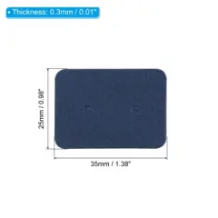 Unique Bargains Rectangle Paper Cardboard Jewelry Hair Clip Earring Display Cards 500 Pcs