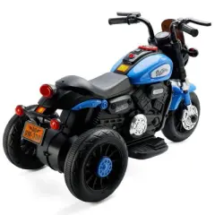 Topteng 3 Wheel Kids Ride On Motorcycle 6V Powered Electric Dual Drive Toy Car