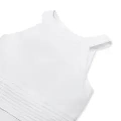 Hope & Henry Girls' Organic Cotton Sleeveless Halter Special Occasion Party Dress, Infant