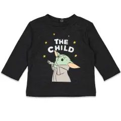 Star Wars The Child Mix N' Match Bodysuit Graphic T-Shirt and Pants 4 Piece Layette Set 