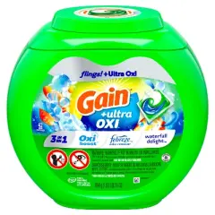 Gain Flings Oxi Waterfall Laundry Detergent