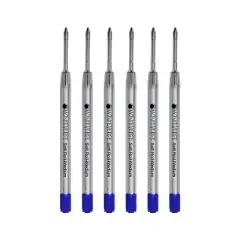 Monteverde Ballpoint Pen Refill Medium Point Blue Ink 6 Pack (P133BU)