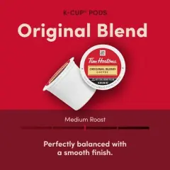Tim Hortons Original Blend Medium Roast Keurig K-Cup Coffee Pods - 48ct