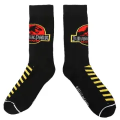 Jurassic Park Mixed Art Logos Men's 5-Pack Casual Crew Socks