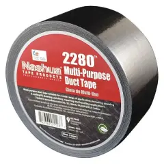 Nashua  Duct Tape,Black,2 13/16 in x 60 yd,9 mil 2280