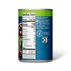 Organic Low Sodium Black Beans - 15oz - Good & Gather&trade;