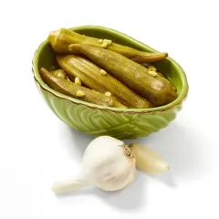 Vegan Garlic Pickled Okra - 16oz - Tabitha Brown
