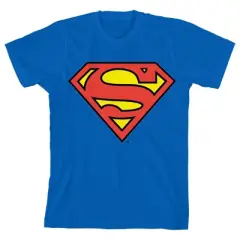 DC Superhero Logos Youth 3-Pack Crew Neck Short Sleeve T-shirts