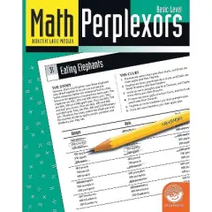MindWare Math Perplexors: Set Of 6  - Brainteasers - 6 Books