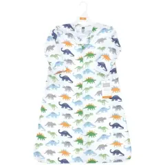 Hudson Baby Long Sleeve Cotton Jersey Sleeping Bag, Sack, Blanket, Dinosaurs