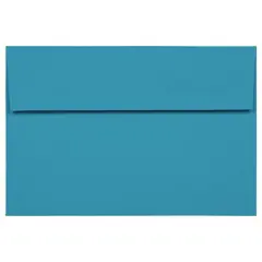 JAM PAPER #10 Business Colored Envelopes - 4 1/8 x 9 1/2 - Blue Recycled - 100/Pack