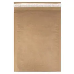 UOFFICE Dark Brown Kraft Bubble Mailer (100 Count, #5 - 10.5" X 15")