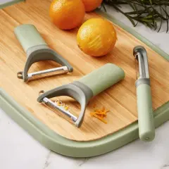 BergHOFF Balance 3Pc Stainless Steel Peeler Set, Recycled Material