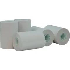 UNIVERSAL Single-Ply Thermal Paper Rolls 2 1/4" x 55 ft White 50/Carton 35766