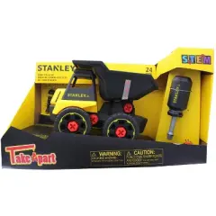 Red Tool Box Stanley Jr. Take A Part Dump Trunk | 22 Pieces
