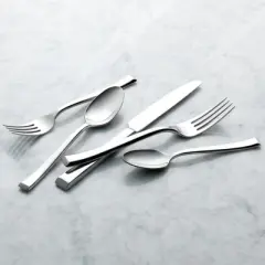 Reserve by Libbey 947 001 Santorini Mirror Teaspoon, 18/10 Stainless Steel, Set of 12