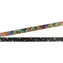 Marvel Comics Page ID Lanyard Badge Holder With 1.5" Rubber Charm Pendant