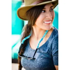 Croakies Cotton Solid Suiters Red Regular|Made in the USA|100% Cotton|made of high quality material that prevents slipping and sliding of sunglasses