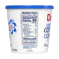 Daisy Low Fat 2% Small Curd Cottage Cheese - 1.5lbs