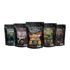 Bones Coffee - New Fall Flavor Sample Pack Ground (4 oz Pack of 5)