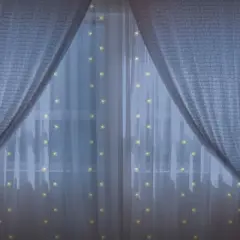 LumaBase Electric LED Curtain Lights - Warm White