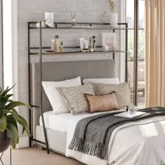 64.88" Beverly Over the Bed Storage for Full and Full XL Beds - Novogratz
