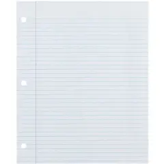 Ecology Recycled Filler Paper, 8-1/2 x 11 Inches, College Ruled, 500 Sheets