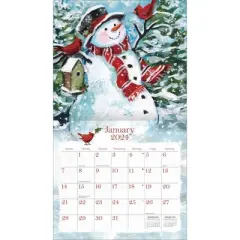 Lang 2024 Wall Calendar 24"x12" Sam Snowman