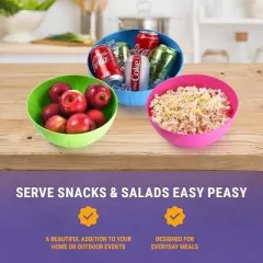 YBM Home Plastic Serve Mixing Bowl