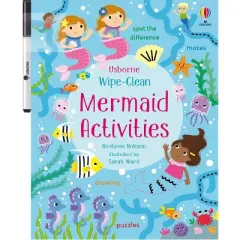 Wipe-Clean Mermaid Activities - (Wipe-Clean Activities) by  Kirsteen Robson (Paperback)