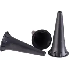 KaWe Medical Piccolight Pocket Otoscope, Disposable Ear Specula, 2.5 mm, Black, 100 Count