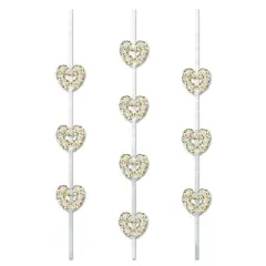 Beistle Heart Ribbon Stringers, 4', (15/Pkg) Multicolored