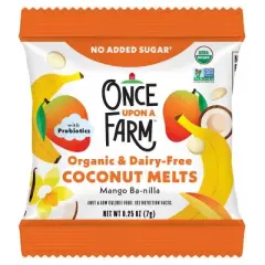 Once Upon a Farm Coconut Melts Variety Pack Baby Snack - 2.5oz/10ct