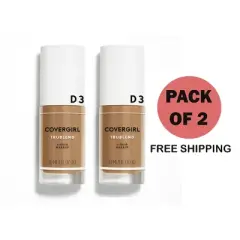 COVERGIRL truBlend Liquid Foundation - 1.0 oz - Honey Beige D3 (2 pack)