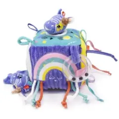 TriAction Toys Les Delingos Baby Activity Cube | Kiprokos the Zebra