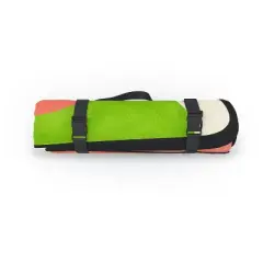 Nadja Minimal Modern Abstract Leaves Picnic Blanket - Deny Designs