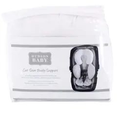 Hudson Baby Infant Unisex Car Seat Body Support Insert, Gray Gingham, One Size
