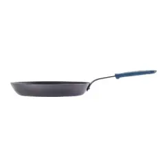 Tramontina Carbon Steel Fry Pan with Silicone Grip - Black