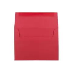 JAM Paper A6 Colored Invitation Envelopes 4.75 x 6.5 Red Recycled 67503