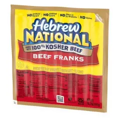 Hebrew National Beef Franks - 10.3oz/6ct