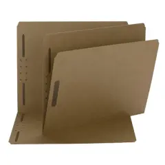 Smead Fastener File Folder, 2 Fasteners, Reinforced Straight-Cut Tab, Letter Size, Kraft, 50 per Box (14813)