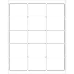 Tape Logic Laser Labels Rectangle 2.6875" x 2" White 1500/Case (LL114)